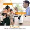 IMOU 360° 1080P Full HD Security Camera, Human Detection, Motion Tracking, 2-Way Audio, Night Vision, Dome Camera with WiFi & Ethernet Connection, Alexa Google Assistant, Up to 256GB SD Card Support