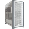 Corsair 4000D Airflow Tempered Glass Mid-Tower ATX Computer Case/Gaming Cabinet - White - CC-9011201-WW