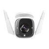 TP-Link Tapo 3MP 1296p High Definition Outdoor CCTV Security Wi-Fi Smart Camera | Alexa Enabled | Weatherproof | Night Vision | 2-Way Audio | SD Storage (Tapo C310) White