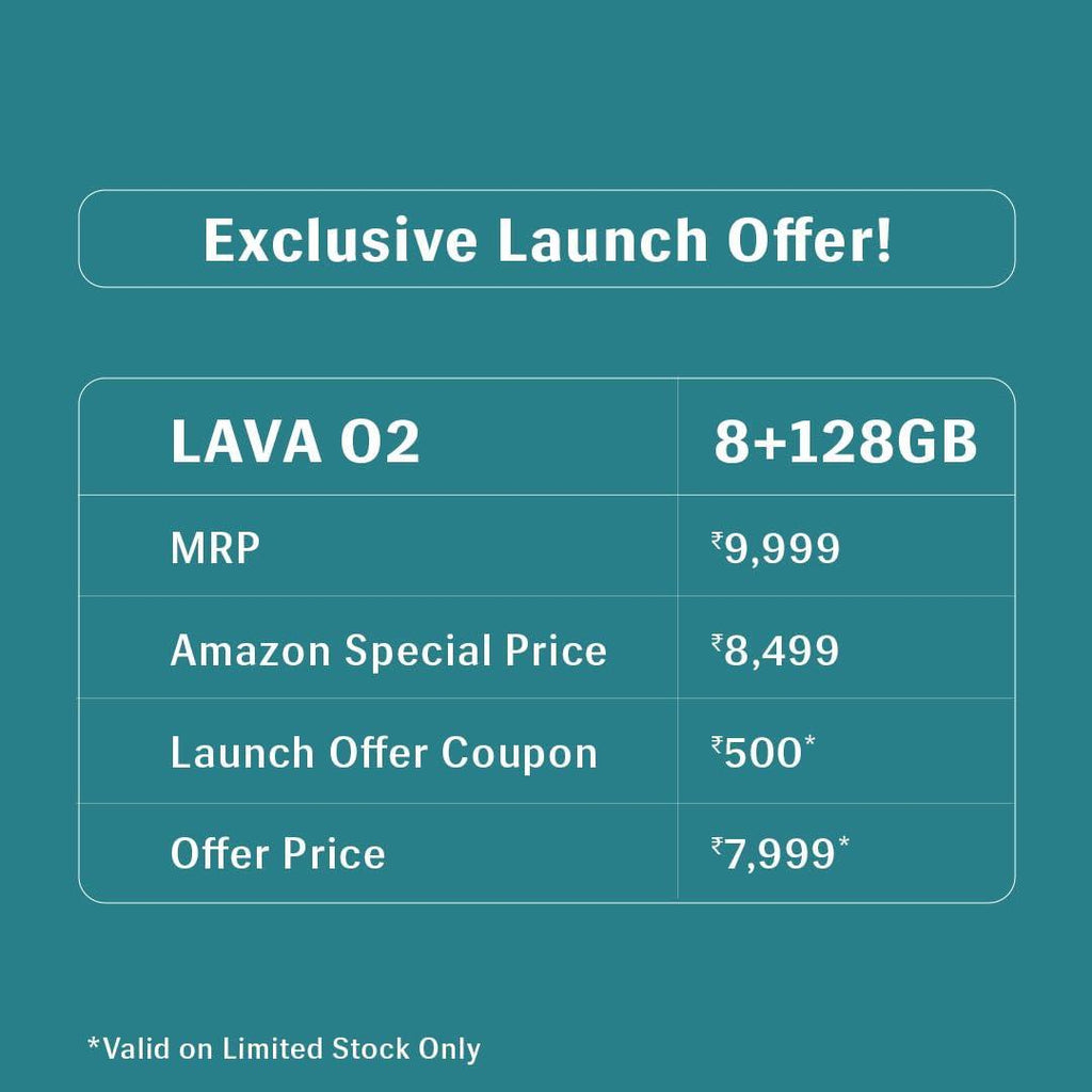 Lava O2 (Imperial Green, 8GB RAM, UFS 2.2 128GB Storage) |AG Glass Back|T616 Octacore Processor|18W Fast Charging|6.5 inch 90Hz Punch Hole Display|50MP AI Dual Camera|Upto 16GB Expandable RAM - Triveni World