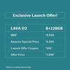 Lava O2 (Majestic Purple, 8GB RAM, UFS 2.2 128GB Storage) |AG Glass Back|T616 Octacore Processor|18W Fast Charging|6.5 inch 90Hz Punch Hole Display|50MP AI Dual Camera|Upto 16GB Expandable RAM - Triveni World