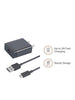 Mi 5V Charger|10W Wall Charger with USB Cable|Compatible for Mobile, Headphones, TWS, Game Console, Power Banks|Fast Charging + Quick Data Transfer+BIS Certified|(Adapter+USB to Micro USB Cable)-Black