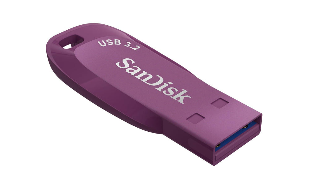 SanDisk Ultra Shift USB Flash Drive 128GB, USB 3.2 Gen 1, Cattleya Orchid Colour