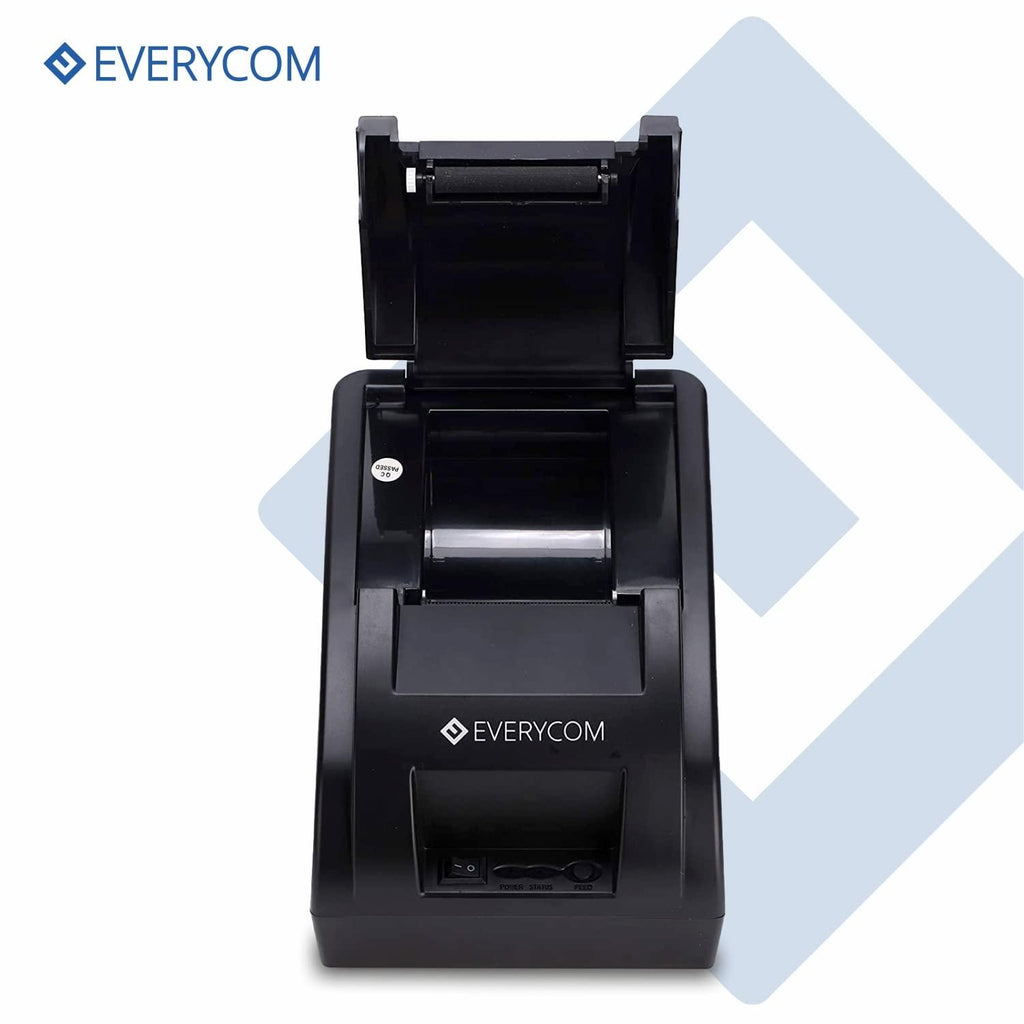 Everycom EC-58 58mm (2 Inches) Direct Thermal Printer- Monochrome Desktop (1 Year Warranty) (USB)