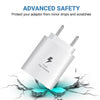 MMAK 25W Charger for Samsung Galaxy M14 5G Type C Charger Adapter Compatible with Galaxy M14 5G Charger, 25 Watt USB Type C to C Pd Charging Adapter C Type, White