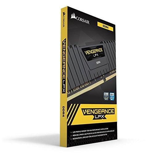 Corsair Vengeance LPX 8GB (1x8GB) DDR4 3600 (PC4-28800) C18 Optimized for AMD Ryzen - Black