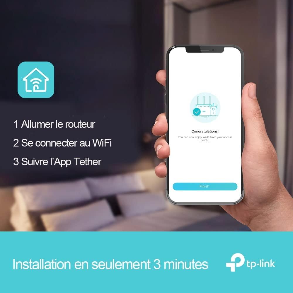 TP-Link Archer AX73 AX5400 Dual Band Gigabit 1000 Mbps Wireless WiFi Wi-Fi 6 Router | 8K Streaming | MU-MIMO OFDMA | USB Sharing | Connect 200+Devices | 1.5 GHz Triple-Core CPU | Beamforming