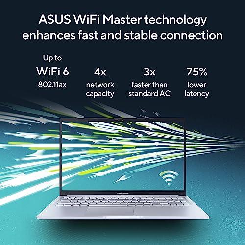 ASUS VivoBook 15 (2022), Intel®Core i3-1215U 12th Gen, 15.6" (39.62 cm) FHD, Thin and Light Laptop (8GB/512 SSD//Windows 11/Office 2021//Backlit KB/Icelight Silver/1.7 kg), X1502ZA-EJ322WS