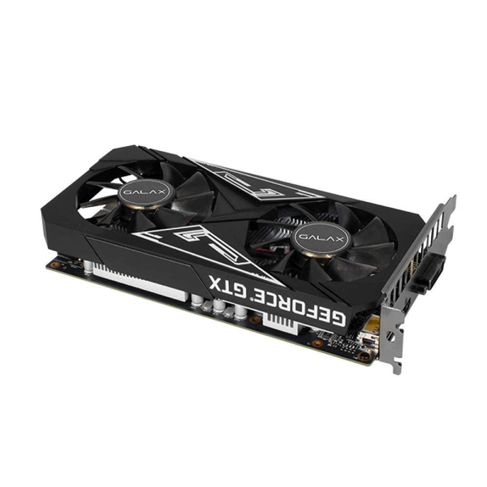 Galax GeForce® GTX 1650 EX Plus (1-Click OC) 4GB GDDR6 128-bit Graphics Card with DP/HDMI/DVI-D - Nvidia GTX 1650 4GB GDDR6 GPU (65SQL8DS93E1)