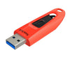 SanDisk Ultra USB 3.0 Flash Drive, CZ48 32GB, USB3.0, Stylish Sleek Design, Red