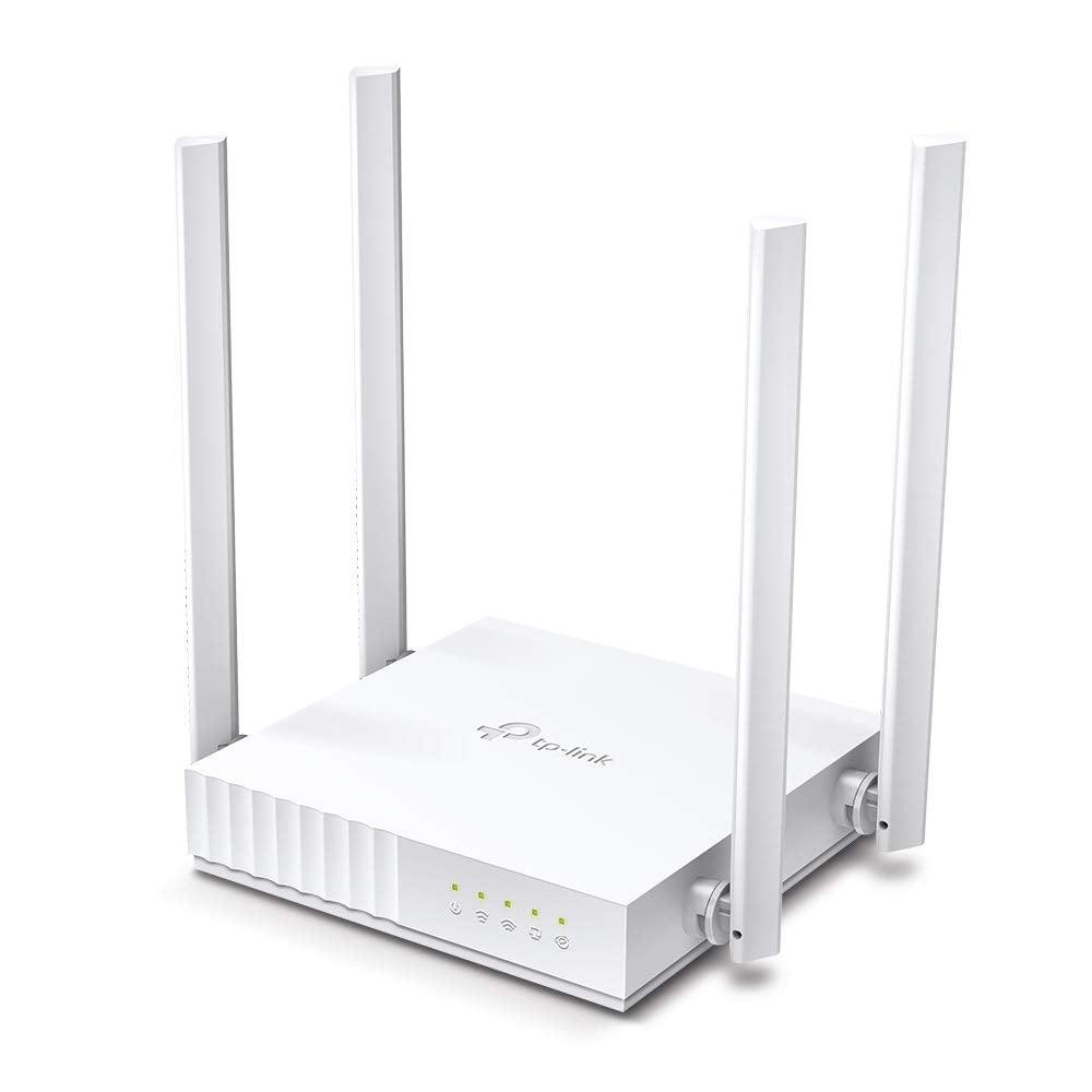 TP-Link Archer C24 AC750 Mbps Dual-Band, WiFi Wireless Router | Multi Mode | 4 Antennas | Ipv6 Supported | Parental Controls | Guest Network | Smooth HD Streaming, White