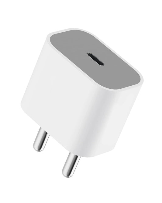 iPhone Original 20W Charger Type C Adapter for iPhone 15/15 Plus/15 Pro/15 Pro Max, iPhone 14/14 Plus/14 Pro/Max, iPhone 13/12/11 Series with PD 3.0 USB-C 20 Watt Fast Charging Adaptor BIS Certified