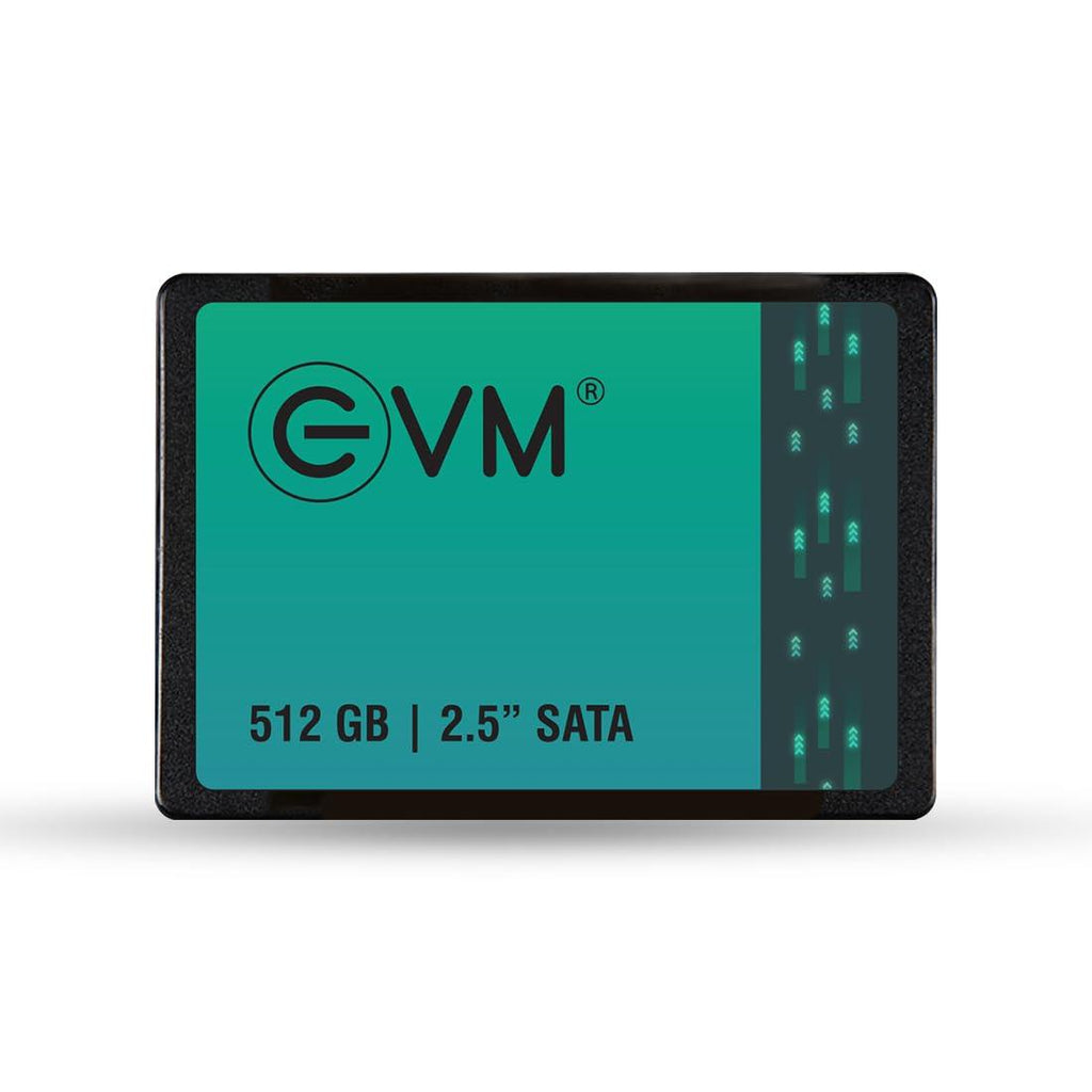 EVM 512GB 2.5 Inch SATA Internal SSD - Read: 550MB/s & Write: 500MB/s - SATA Solid-State Drive - 5Years Warranty (EVM25/512GB)