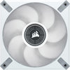 CORSAIR ML120 LED Elite, 120mm Magnetic Levitation White LED Fan with AirGuide, Single Pack - White Frame