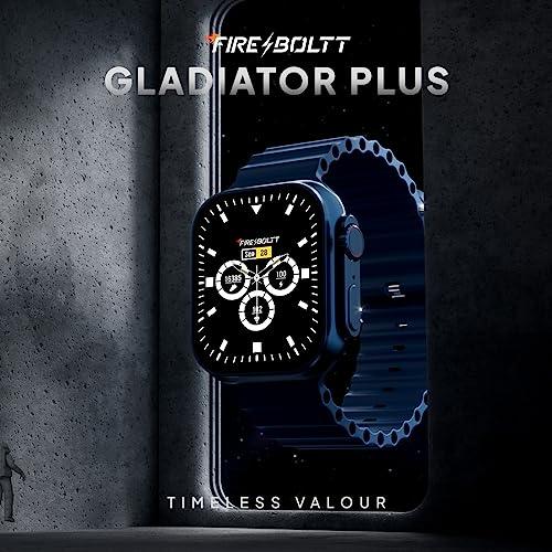 Fire-Boltt Newly Launched Gladiator + 1.96” AMOLED Display Luxury Smartwatch, Rotating Crown, 115+ Sports Modes & Bluetooth Calling, AI Voice Assistant, Gaming - Triveni World