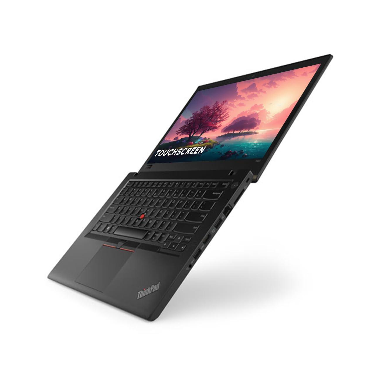 (Refurbished) Lenovo ThinkPad T480 8th Gen Intel Core i5 Thin & Light FHD Touchscreen Laptop (8 GB DDR4 RAM/256 GB SSD/14" (35.6 cm) FHD/Windows 11/MS Office/WiFi/Webcam/Intel HD Graphics)