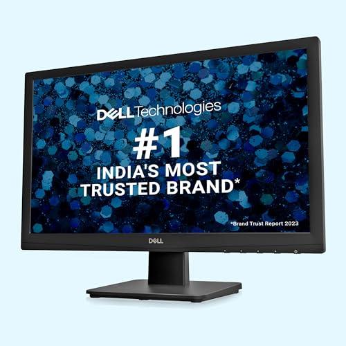 Dell-D2020H 20" (49.53 cm) HD+ Monitor, TN Panel, Contrast Ratio 600:1/600:1(Dynamic)16.7 Million Colours,Colour Gamut 72% NTSC(CIE 1931), 3-Year Warranty, HDMI & VGA, Tilt Adjustment