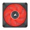 CORSAIR ML120 LED Elite, 120mm Magnetic Levitation Red LED Fan with AirGuide, Single Pack