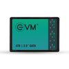 EVM 4TB 2.5 Inch SATA Internal SSD - Read: 550MB/s & Write: 500MB/s - SATA Solid-State Drive - 5Years Warranty (EVM25/4TB)