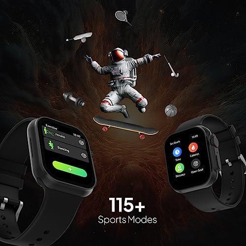 Fire-Boltt Newly Launched Gladiator + 1.96” AMOLED Display Luxury Smartwatch, Rotating Crown, 115+ Sports Modes & Bluetooth Calling, AI Voice Assistant, Gaming - Triveni World