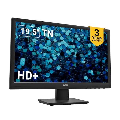 Dell-D2020H 20" (49.53 cm) HD+ Monitor, TN Panel, Contrast Ratio 600:1/600:1(Dynamic)16.7 Million Colours,Colour Gamut 72% NTSC(CIE 1931), 3-Year Warranty, HDMI & VGA, Tilt Adjustment