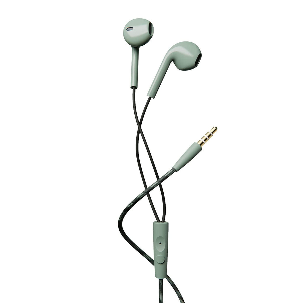 boAt bassheads 105 Wired in Ear Earphones with Mic (Green)