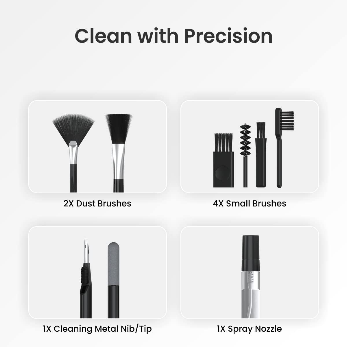 Portronics Clean N 19 in 1 Smart Gadget Cleaning Kit for Smartphones, Tablets, Laptops, Earbuds(White)