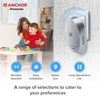 Anchor by Panasonic Wireless Doorbell | 45 Melodies Calling Bell for Home, Office with 120 Meter Operating Range | Door Bell for home (22730)