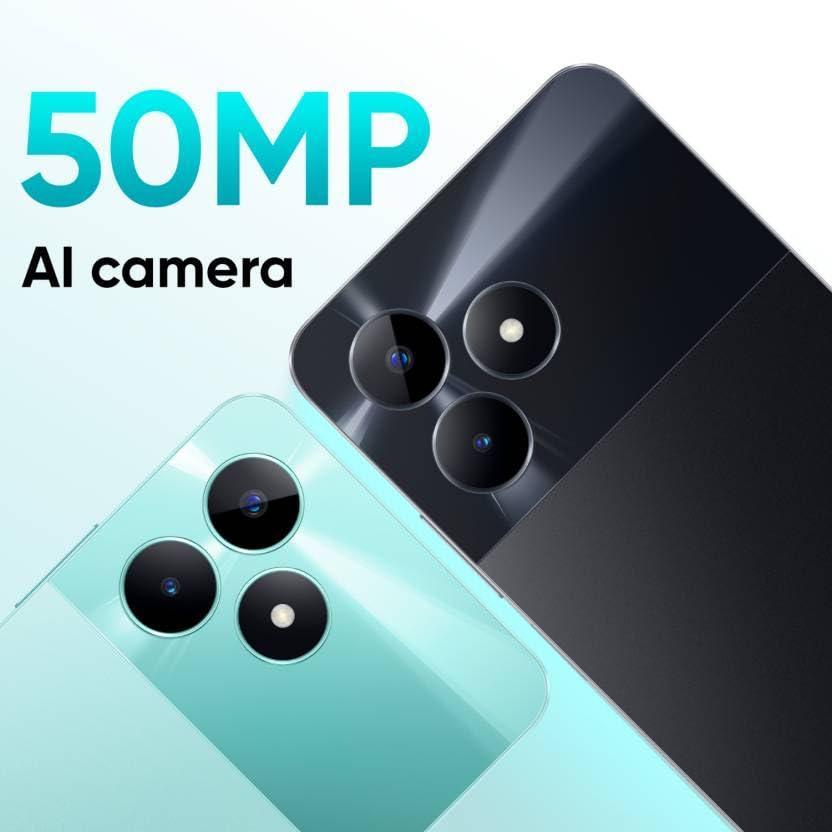 realme C51 (Mint Green, 4GB RAM, 128GB Storage) | Upto 8GB Dynamic RAM | 7.99 mm Stylish Glittery Design | Mini Capsule | Unisoc T612 Processor | 5000mAh Battery 33W SUPERVOOC Charge|FingerprintSensor - Triveni World