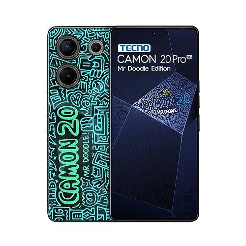 TECNO Camon 20 Pro 5G (Mr Doodle Edition, 8GB RAM,128GB ROM)|Industry 1st 3-D Luminous Color-Changing Process |16GB Expandable RAM|64MP RGBW(G+P) OIS Rear Camera|6.67 FHD+ AMOLED with in-Display FPS - Triveni World