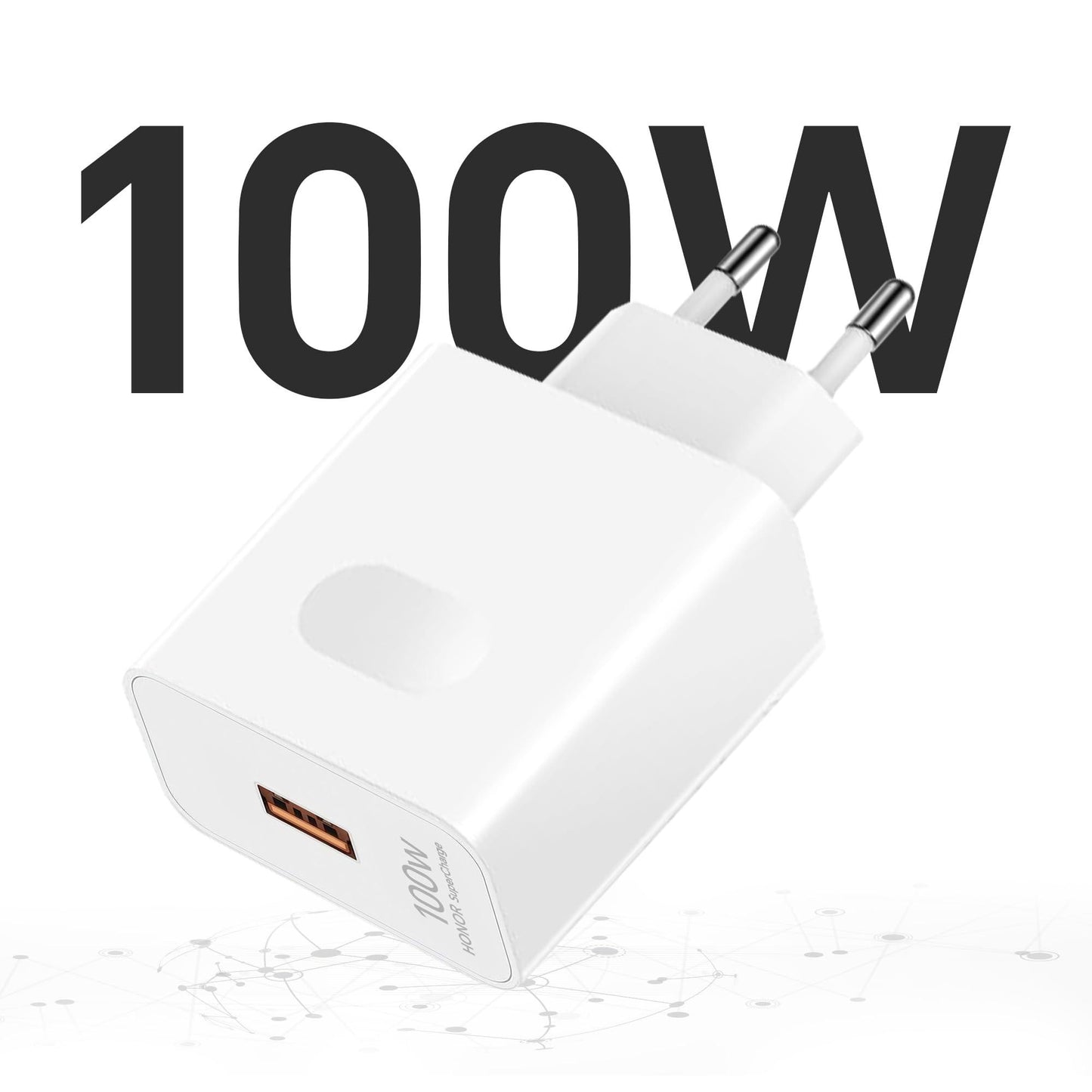 Honor Supercharge 100W USB Type-A Mobile Charger (Cable Not Included),White