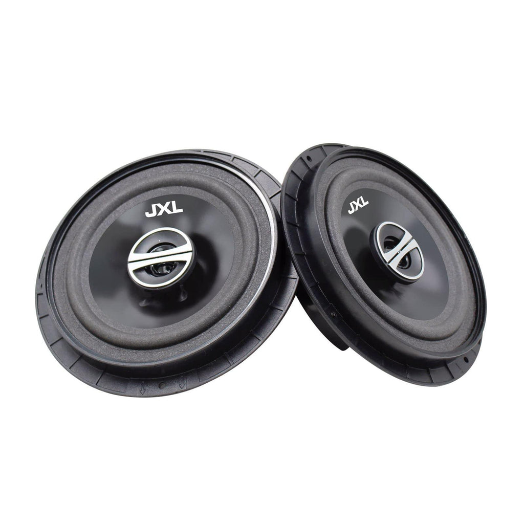 JXL 1690 R Three Way 6.5 Inches Coaxial High Bass Speaker for Car with Imported Rubber Foam Edge Cone 700W MAX Power with Ring/Water Resistant(Black)