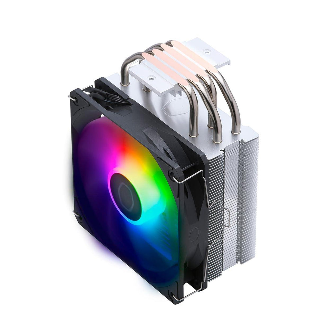 Cooler Master Hyper 212 Spectrum V3 ARGB CPU Cooler - 120mm Fan | Support AMD & Intel CPU Socket AM5, AM4 / LGA 1700, 1200, 1151, 1150| PWM Case Fans | 71.93 CFM Airflow | 4 Heat Pipes