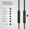 Portronics Conch Tune C in Ear Type C Wired Earphones with Mic,10mm Driver, 1.2m Nylon Braided Anti Tangle Wire, in line Controls, Metal Alloy Body, Wide Compatibility(Grey)