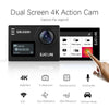 SJCAM SJ6 Legend Optical 16 MP 4K 24fps 5.08 cm (2.0") LCD Touch Screen Action Camera | Gyro Sensor | External Mic Support | Dual Screen (Black)