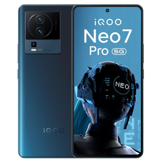 (Refurbished) iQOO Neo 7 Pro 5G (Dark Storm, 8Gb Ram, 128Gb Storage) | Snapdragon 8+ Gen 1 | Independent Gaming Chip | Flagship 50Mp Ois Camera | Ag Glass Design, Orange - Triveni World