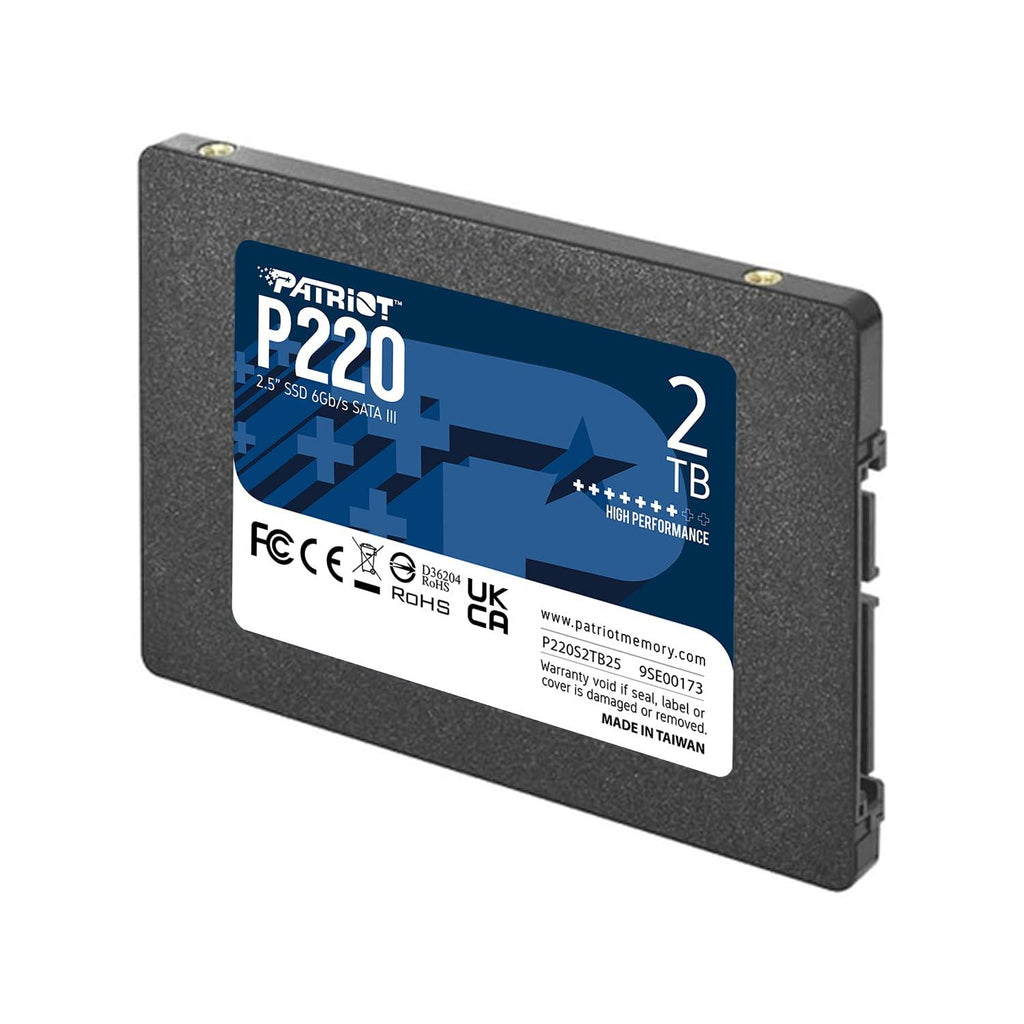 Patriot Memory P220 SATA III SSD 2TB up to 550MT/s 3 Years Warranty Internal Solid State Drive 2.5'' SSD P220S2TB25