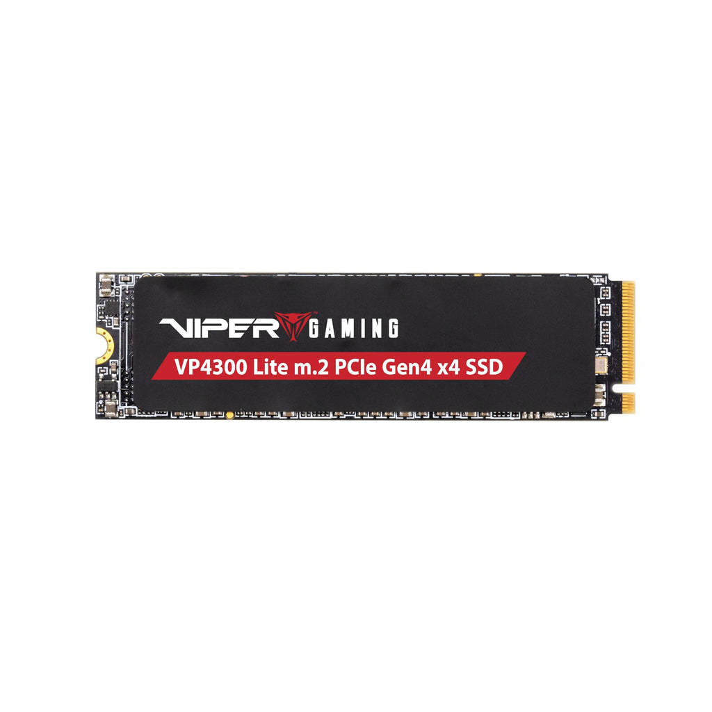 Patriot Viper Gaming VP4300 Lite M.2 PCIe SSD 1TB up to 7400MT/s 5 Years Warranty M.2 2280 PCIe Gen4 x4 NVMe 1.3 SSD VP4300L1TBM28H