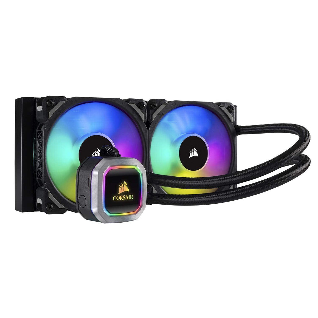 Corsair Hydro Series H100i RGB Platinum Liquid CPU Cooler Cold Plate and Low-Noise Pump (CW-9060039-WW)