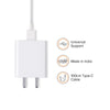 Mi 33W SonicCharge 2.0 USB Charger|Wall Charger Adapter with USB to Type-C Cable Included|Fast Charging|QC Charging|(Adapter + USB to Type C Cable)