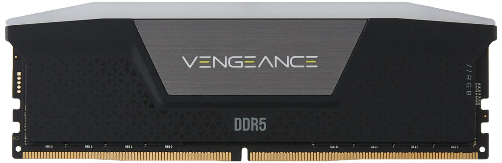 VENGEANCE® RGB 64GB (2x32GB) DDR5 DRAM 5200MT/s CL40 Memory Kit — Black