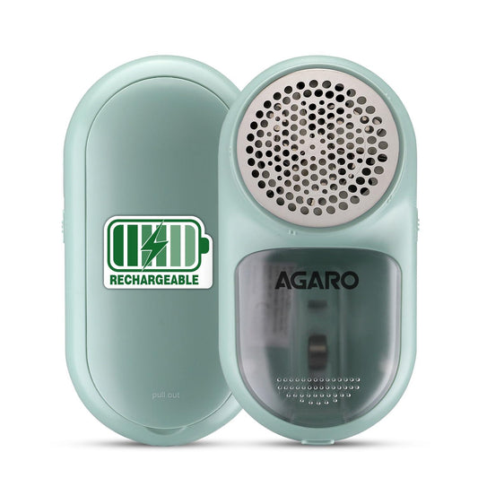 AGARO LR2007 Lint Remover, Fabric Brush, Rechargeable, for Woolen Sweaters, Clothes, Shirts, Jackets, Burr Remover, Pill Remover from Carpets, Curtains.