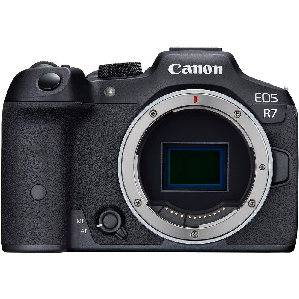 Canon EOS R7 32.5MP Mirrorless Camera Body | APS-C Sensor | 4K Video recording (Black)