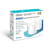 TP-Link Deco X60 Whole Home Mesh Wi-Fi System, AX5400 Dual_Band Wireless WiFi 6 Speeds Up to 5400Mbps, Work with Amazon Echo/Alexa, OFDMA and MU-MIMO Technology Router, Pack of 2, White