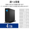 LaCie d2 Professional 4TB External Hard Drive Desktop HDD USB-C USB 3.1 Gen 2, 7200 RPM Enterprise Class Drives, for Mac and PC Desktop, 5-Year Data Recovery Services & 1mo Adobe CC (STHA4000800)