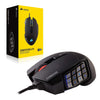 Corsair Scimitar RGB Elite, MOBA/MMO Gaming Mouse, Black, Backlit RGB LED, 18000 DPI, Optical (CH-9304211-AP)