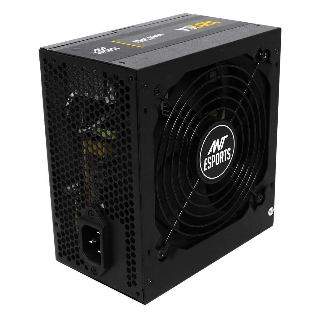 Ant Esports VS500L NonModular High Efficiency Gaming Power Supply/PSU with 1 x PCIe and 120mm Silent Fan