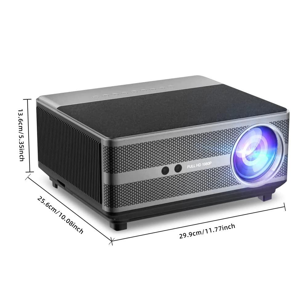 2024 BORSSO Ultima GEN-2, Android 9, Full HD Projector 1080p Native 13500 Lumens (1220 ANSI), Short Throw Fully Auto Focus & Auto 6D Keystone, 4K - 2K HDR10+ HDMI Signal Support, 5G WiFi & 5.0 BT