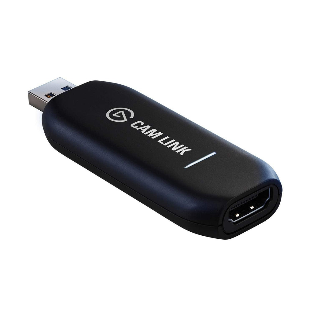 Corsair Elgato Cam Link 4K USB 3.0 Broadcast Live, Record via DSLR, Camcorder, or Action Cam, 1080p60 or 4K at 30 FPS, Compact HDMI Capture Device