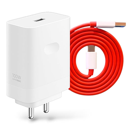 Oneplus Supervooc 100W Power Adapter-Ultra Fast Charger for Oneplus, Fast Charger with USB to C Dash SUPERVOOC Cable for Oneplus 12/12r/11/11R/10/10R/9/9R/Nord 4/ Ce4 / Ce3/ Ce4 Lite and Other Devices